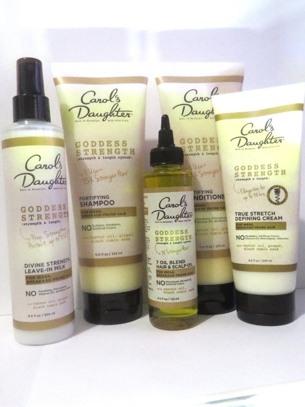 CAROL'S DAUGHTER GODDESS STRENGTH 5 PC SET - SEE DESCRIPTION